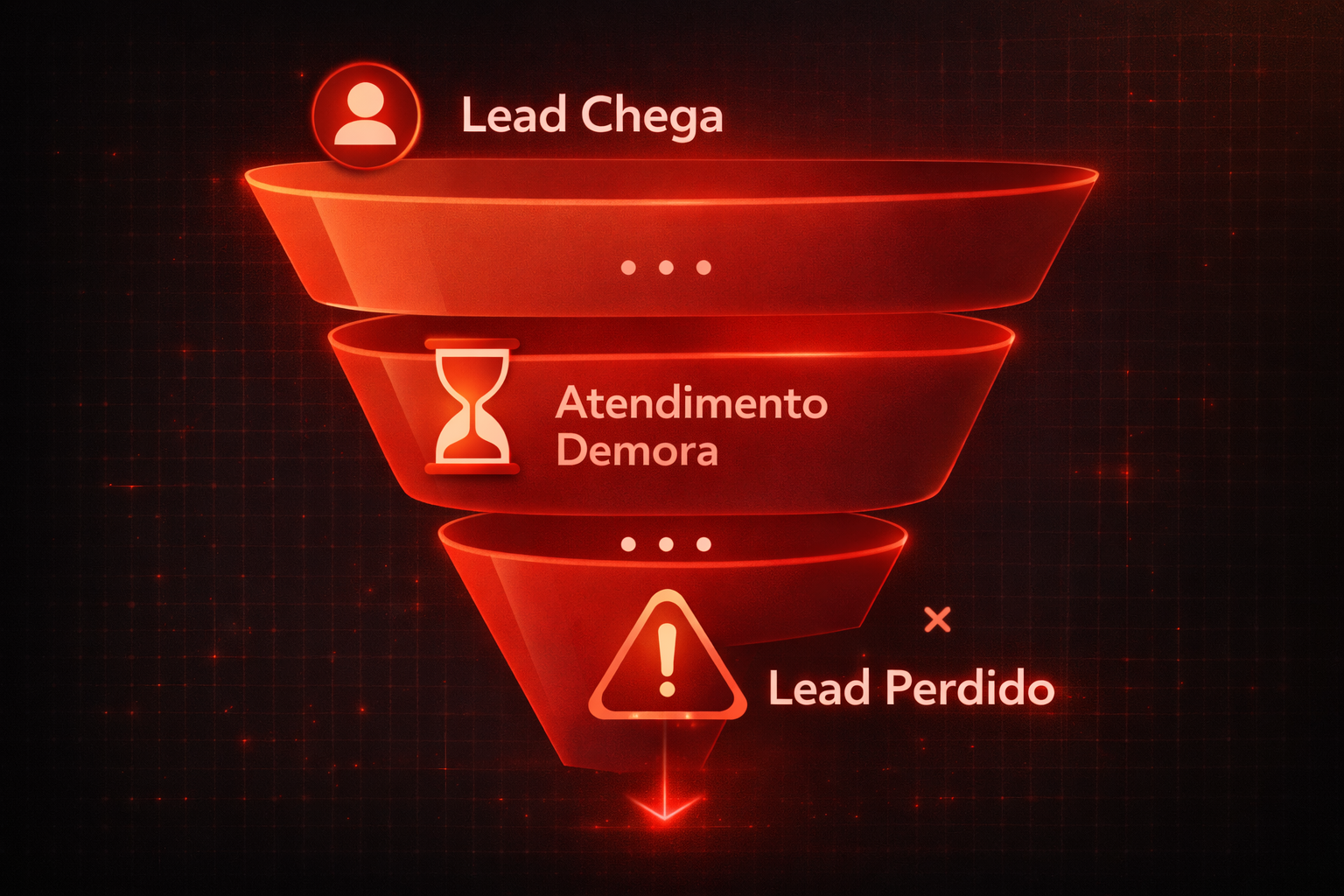 Antes — operação desorganizada